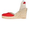 wedge rojo cinta